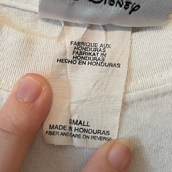 Y2K Disney S short sleeve t-shirt I Survived Summit Planet VINTAGE cotton white - Picture 5 of 9